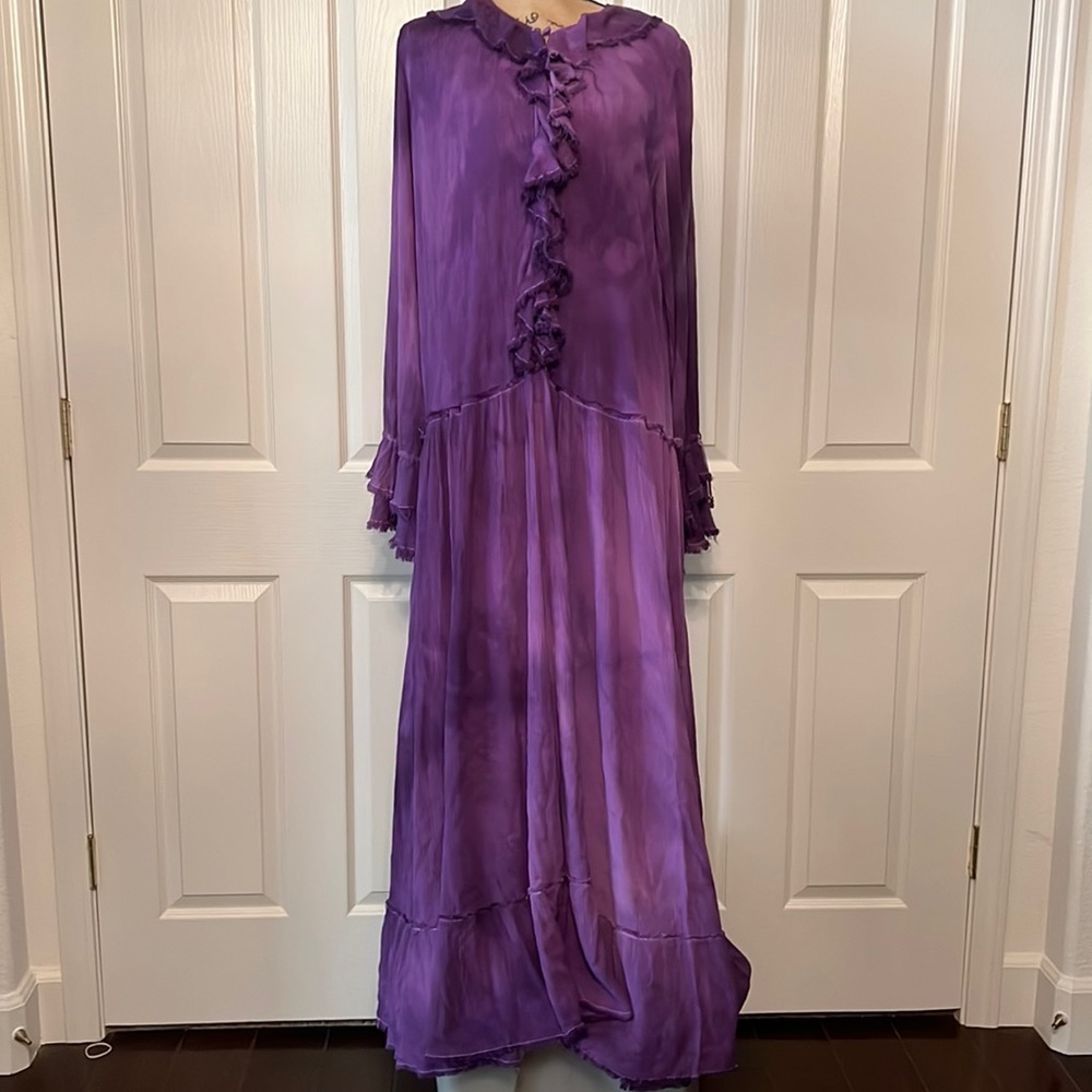 FREE PEOPLE Maxi Tie-dye Dress